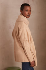 CAMERON BEIGE PONCHO