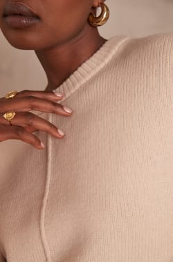 CORLEY NATURAL WOOL JUMPER