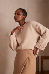 CORLEY NATURAL WOOL JUMPER