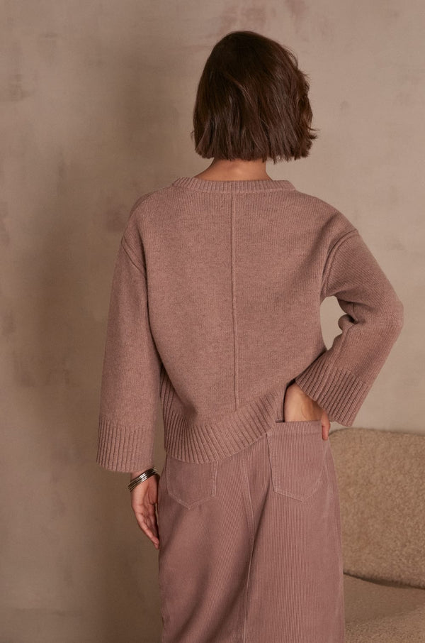 CORLEY NATURAL WOOL JUMPER