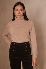 CELESTIN NATURAL WOOL TURTLENECK