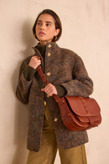 CELESTIN KHAKI TURTLENECK WOOL JUMPER