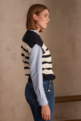 COREY SLEEVELESS BRETON JUMPER