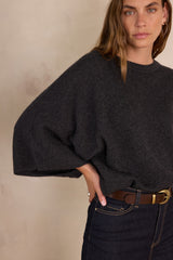 CODY ANTHRACITE CASHMERE SWEATER