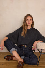 CODY ANTHRACITE CASHMERE SWEATER