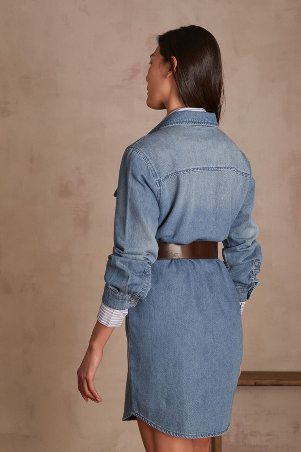 MERCY DENIM DRESS