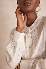 BROOKE EMBROIDERED BLOUSE