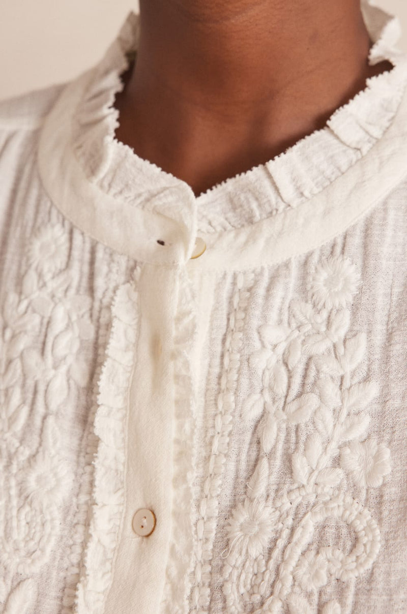 BROOKE EMBROIDERED BLOUSE
