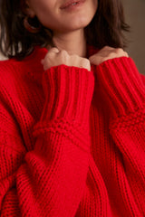 CASSIDY RED JUMPER