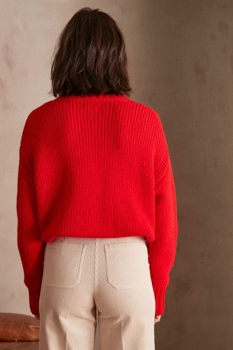 CASSIDY RED JUMPER