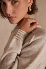 CEANE NATURAL WOOL JUMPER