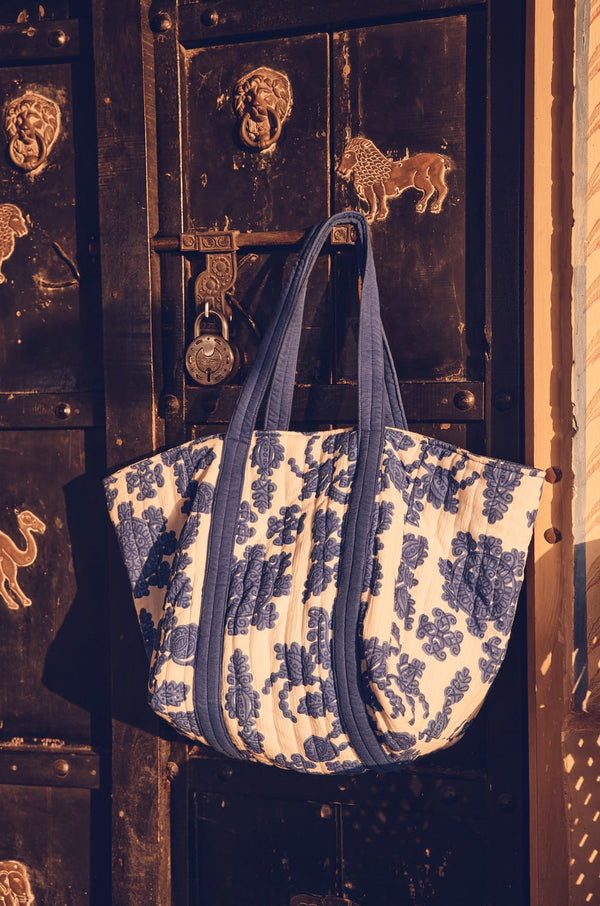 GAEL ROYAL BLUE PRINT BAG