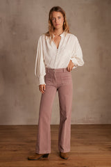 LUNA ROSEWOOD CORDUROY TROUSERS