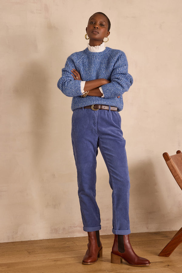 SABIL BLUE CORDUROY TROUSERS