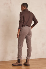 SABIL LIGHT TAUPE CORDUROY TROUSERS