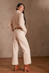 SELYNA NATURAL CORDUROY TROUSERS