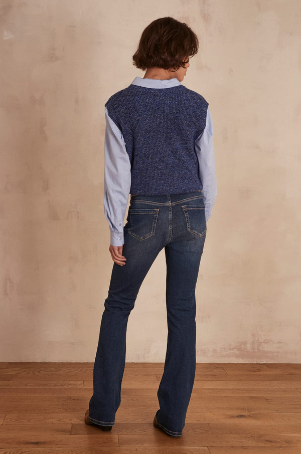 LILY RAW DENIM BOOTCUT JEANS