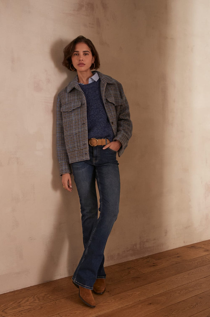 LILY RAW DENIM BOOTCUT JEANS