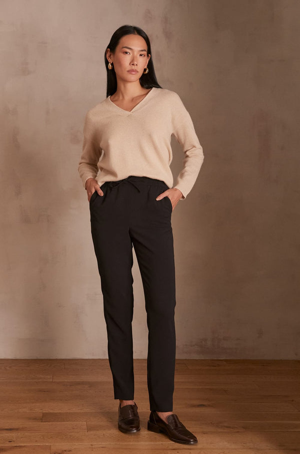 FERDINAND BLACK LIGHTWEIGHT TROUSER