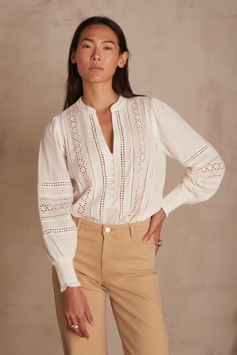 BAILLA EMBROIDERED BLOUSE