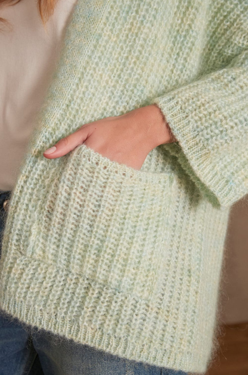 ALIX BIS MINT GREEN CARDIGAN