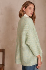 ALIX BIS MINT GREEN CARDIGAN