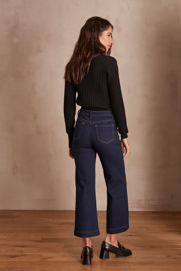 MOSS DARK BLUE JEANS