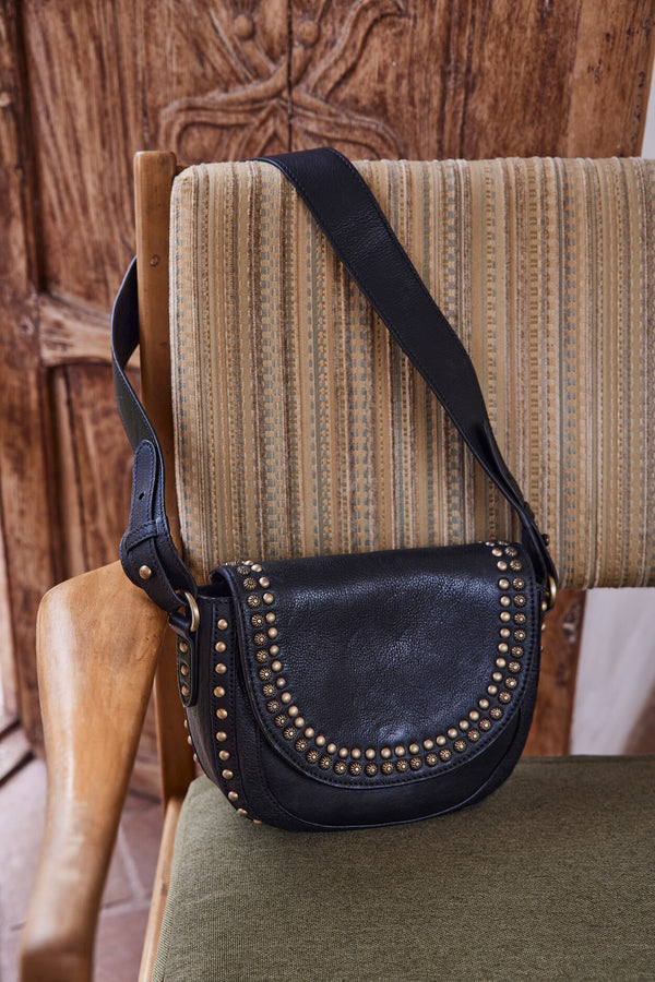 GASPARD BLACK MINI CROSSBODY BAG