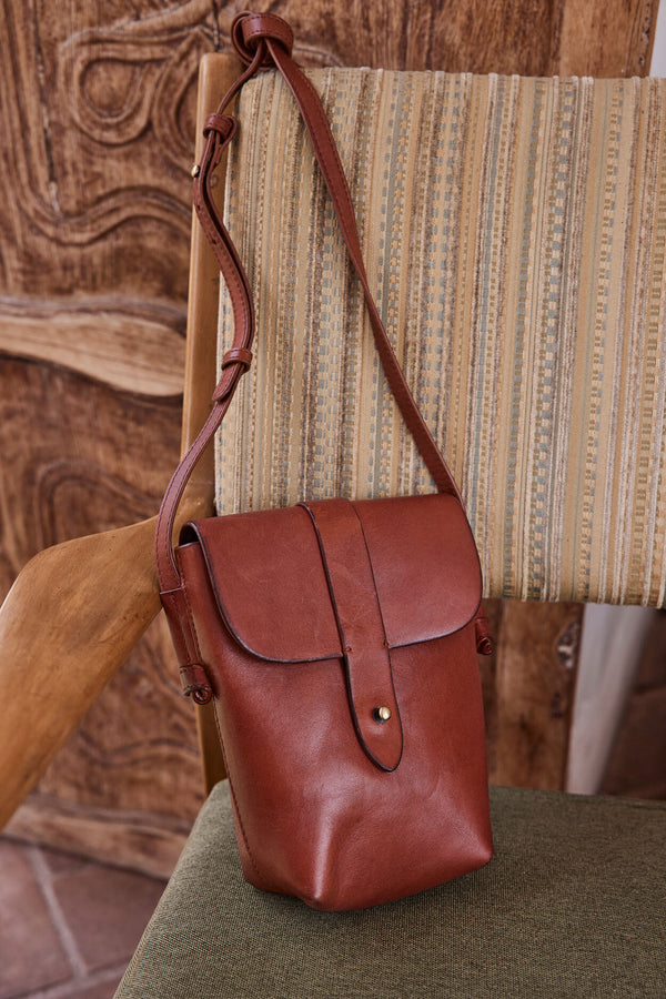 GABRIEL CAMEL MINI SHOULDER BAG