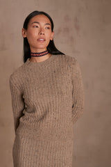 CARMELLE DARK TAUPE JUMPER