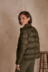 ALISTER KHAKI PADDED JACKET