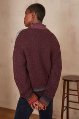 CASSIUS BURGUNDY SWEATER