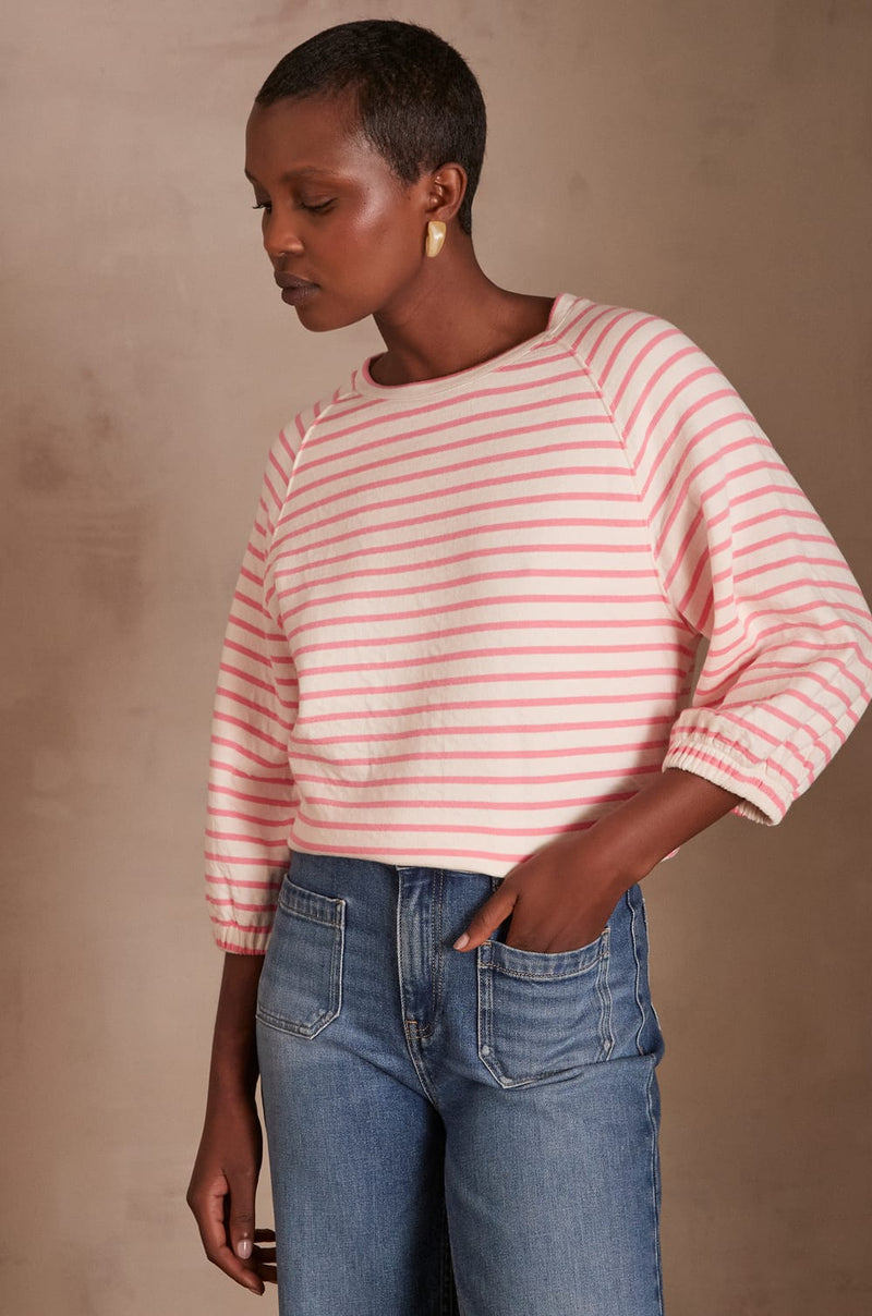 TRENT STRIPED PINK T-SHIRT