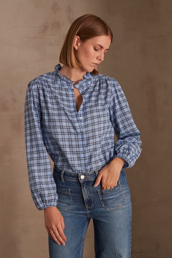 BULLE TARTAN BLOUSE