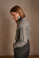 BARRY GREY STRIPED SHIRT