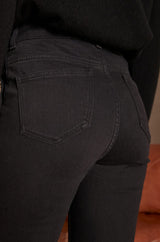 NINON BLACK FLARED JEANS