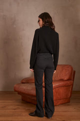 NINON BLACK FLARED JEANS