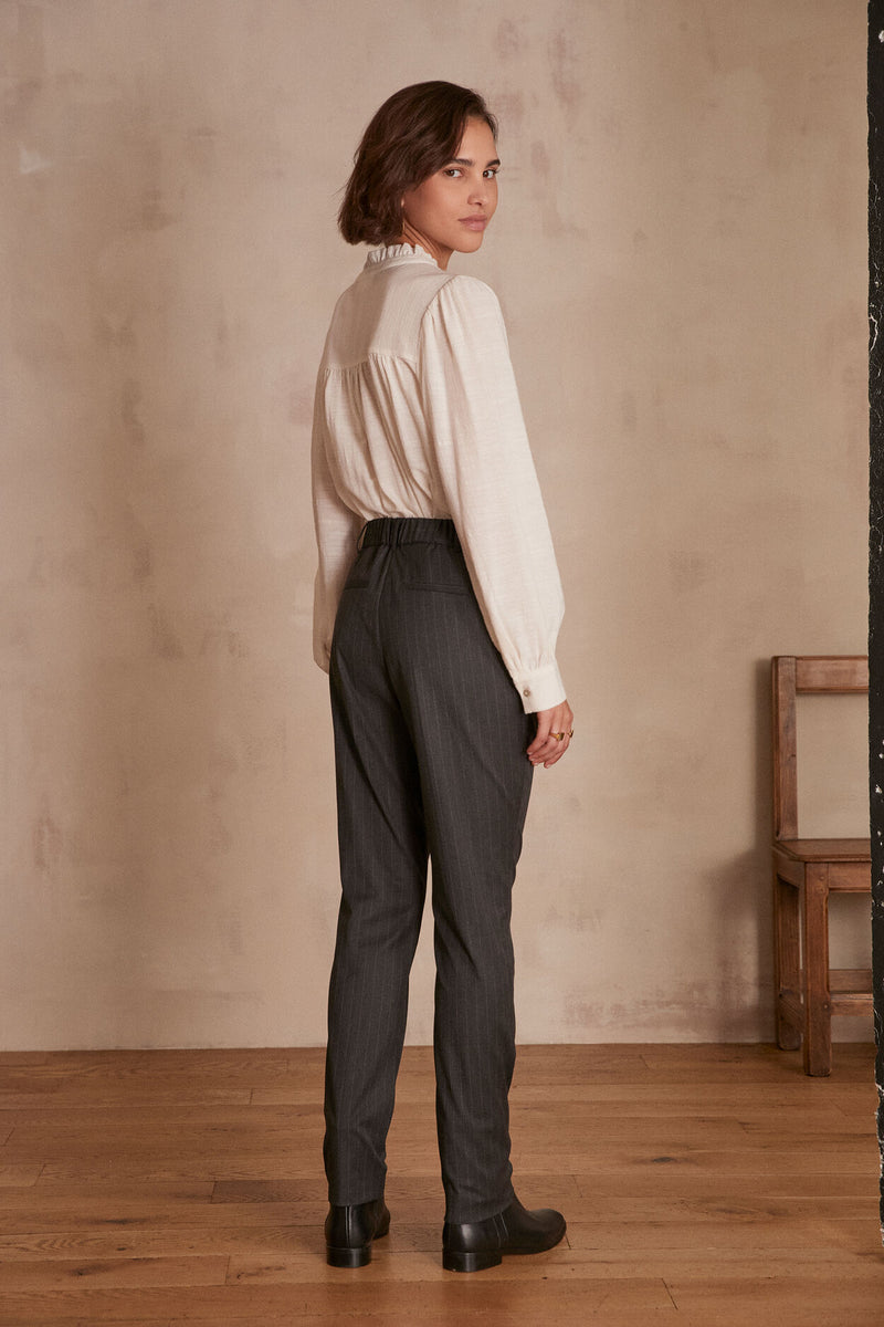 FELIX CIGARETTE STRIPED TAILORED TROUSERS