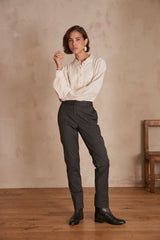 FELIX CIGARETTE STRIPED TAILORED TROUSERS