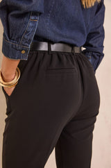 FELIX CIGARETTE CUT MICROFIBER TROUSERS