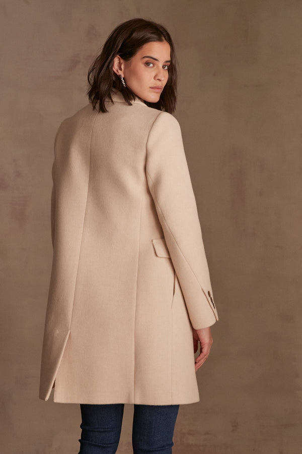 ANABELLE BIS NATURAL WOOL COAT