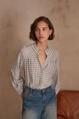 BERLIOZ CHECKERED BLOUSE