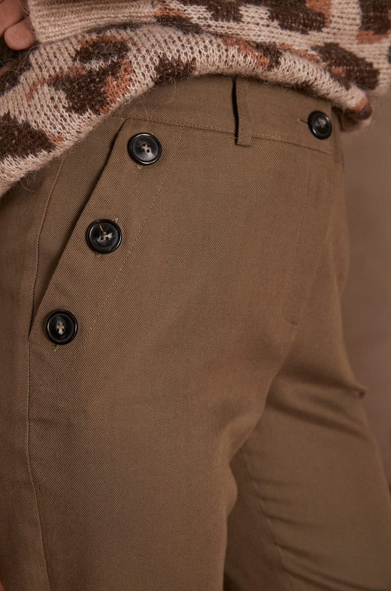 FINO KHAKI TROUSERS