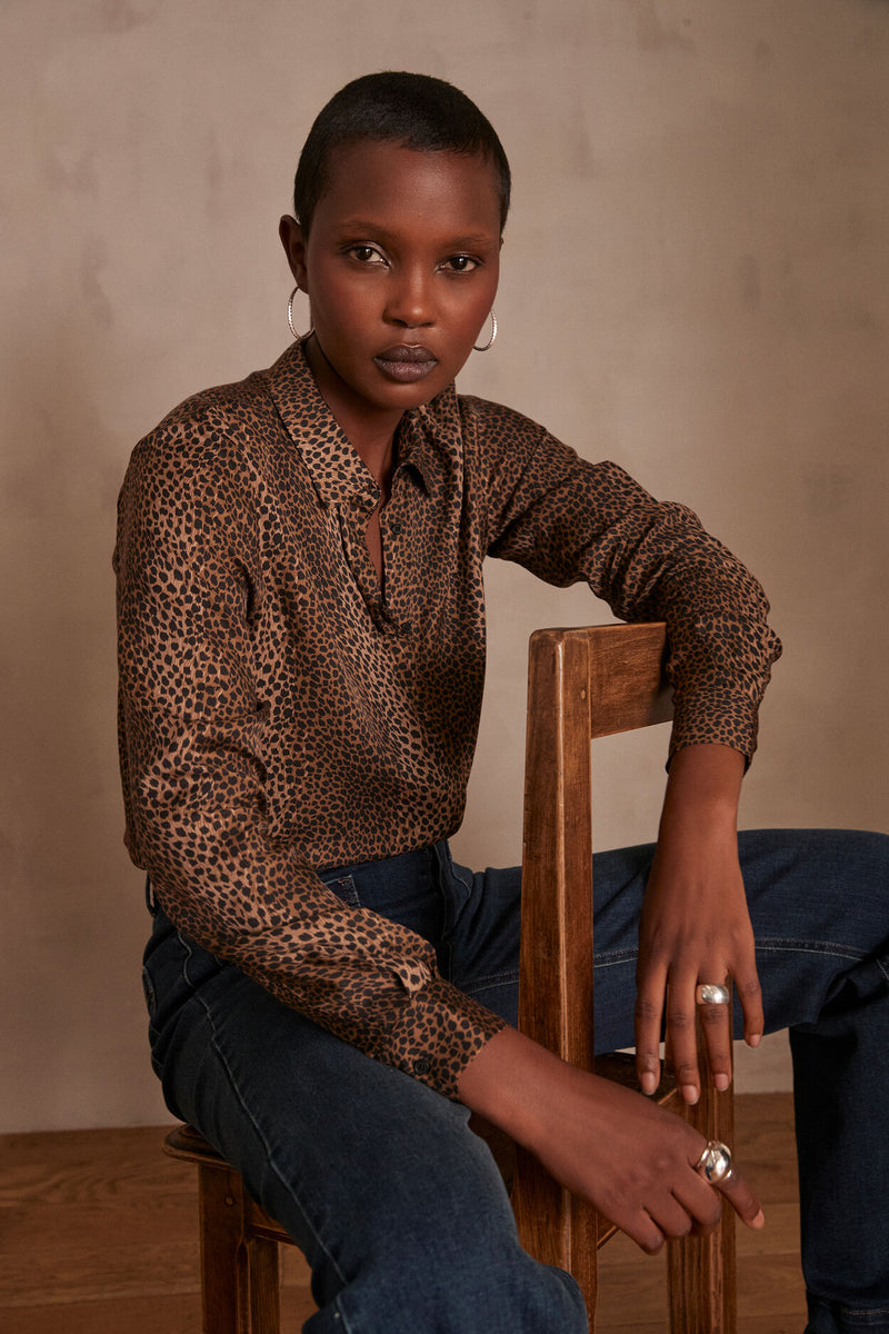 CARLA ANIMAL PRINT SHIRT