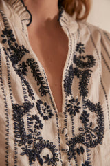 PERRINE EMBROIDERED BLOUSE