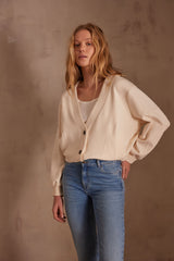 ALIX NATURAL CARDIGAN