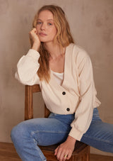 ALIX NATURAL CARDIGAN