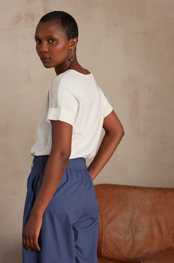 SCOTTY CREAM COTTON JUMPER