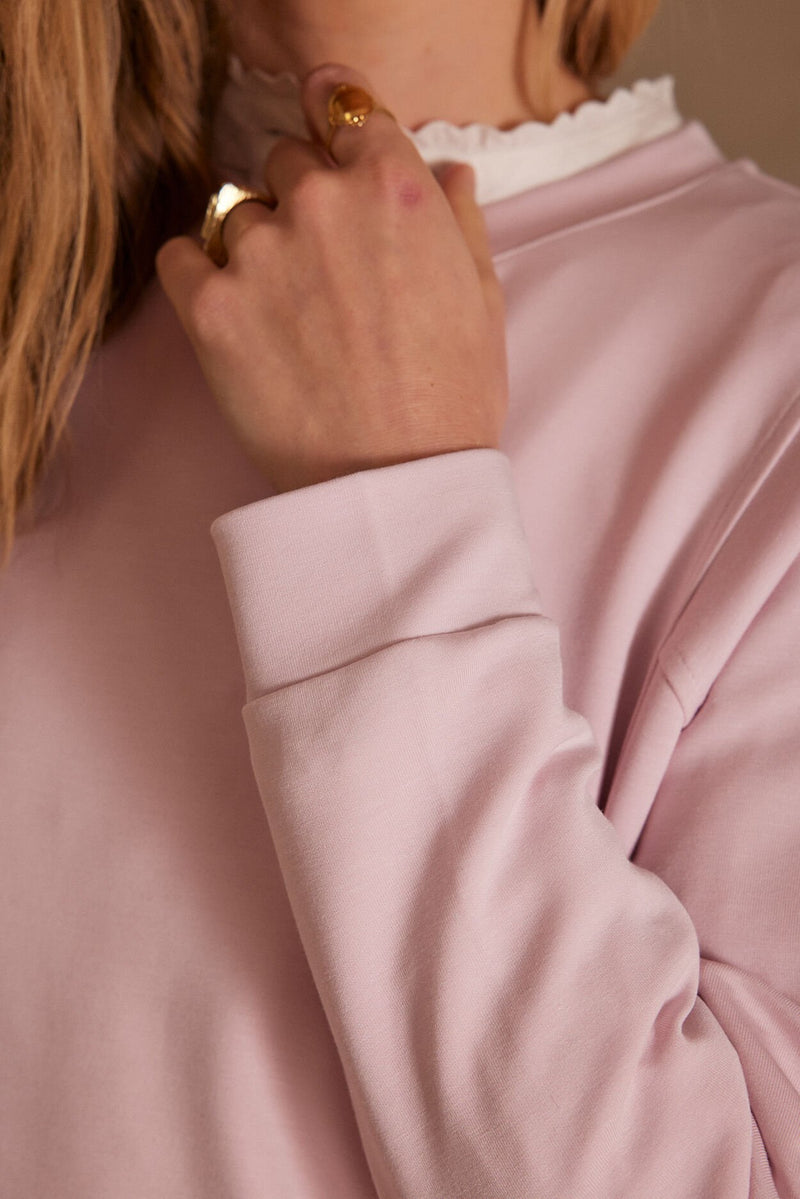 ALICIA PALE PINK SWEATSHIRT