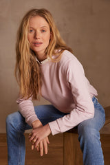 ALICIA PALE PINK SWEATSHIRT